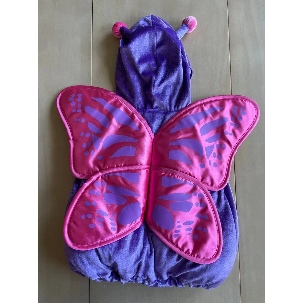 Koala Kids 3-6 Months Baby Girl Pink Purple Butterfly‎ Halloween Costume
